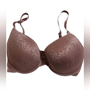 NWT WOMEN'S DELTA BURKE SHIMMERING MAUVE BRA W/ADJUSTABLE STRAPS SIZE 38DD